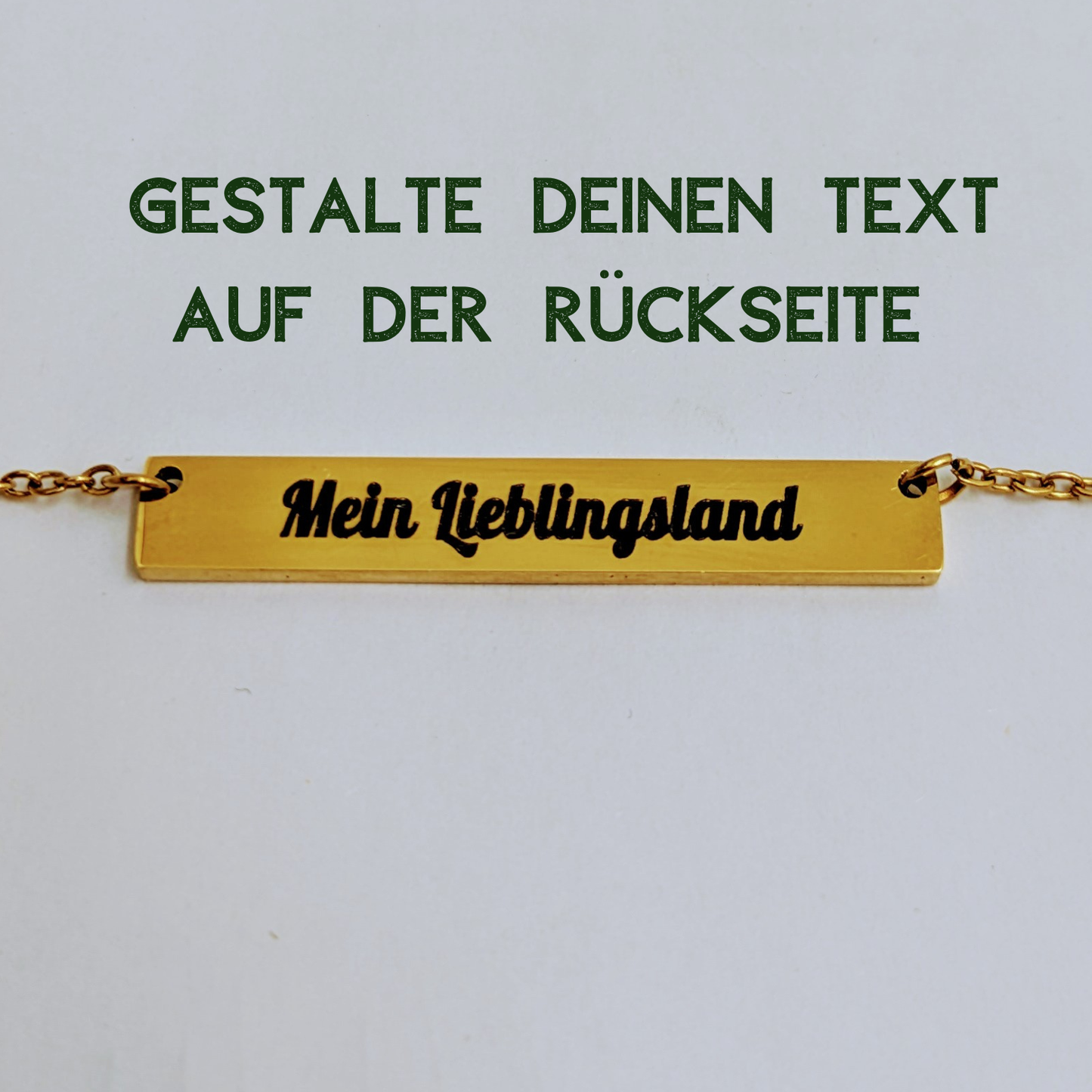 Personalisierte Polen Kette