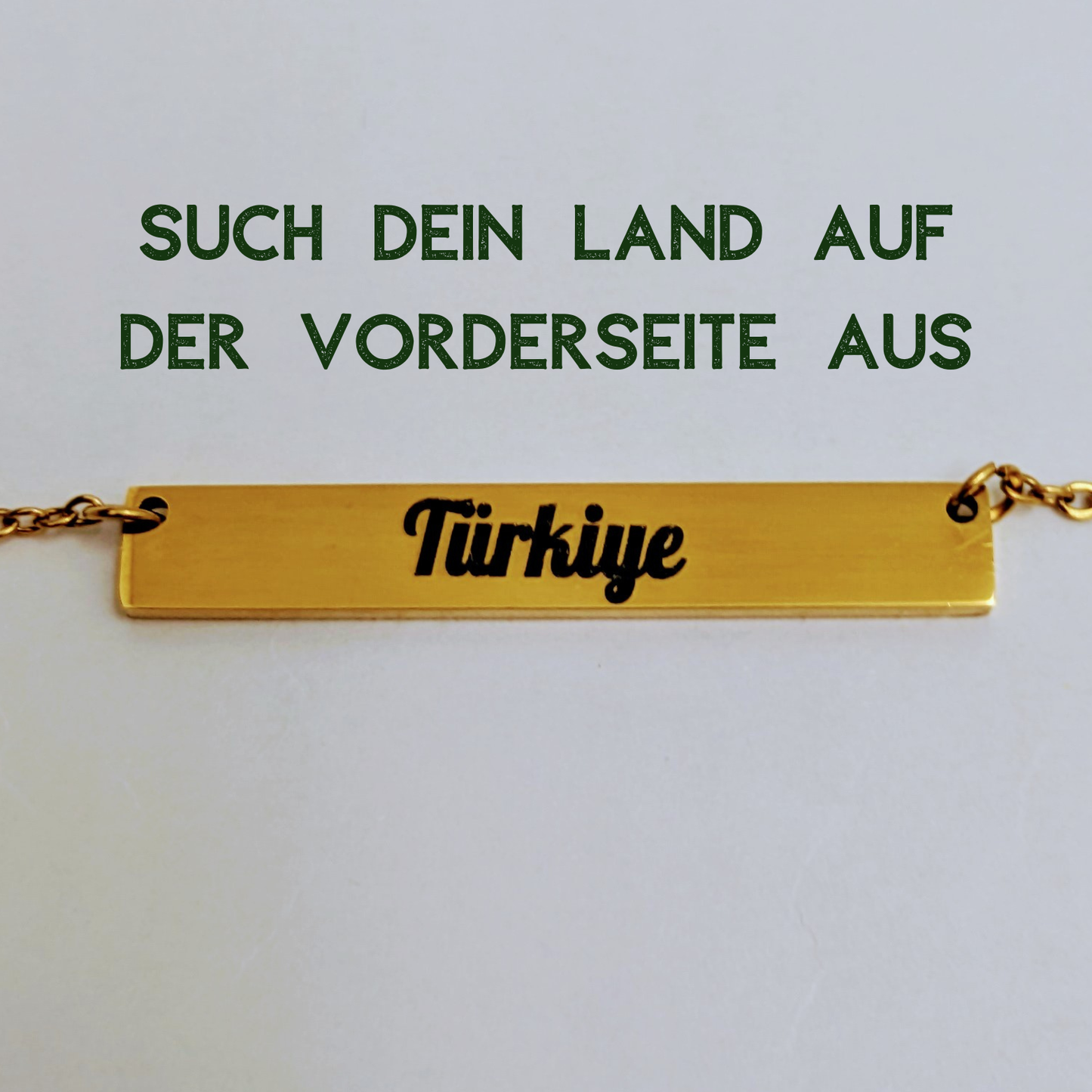 Personalisierte Länder Kette